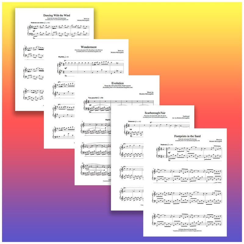 Beginner Sheet Music Bundle - Michele McLaughlin Music