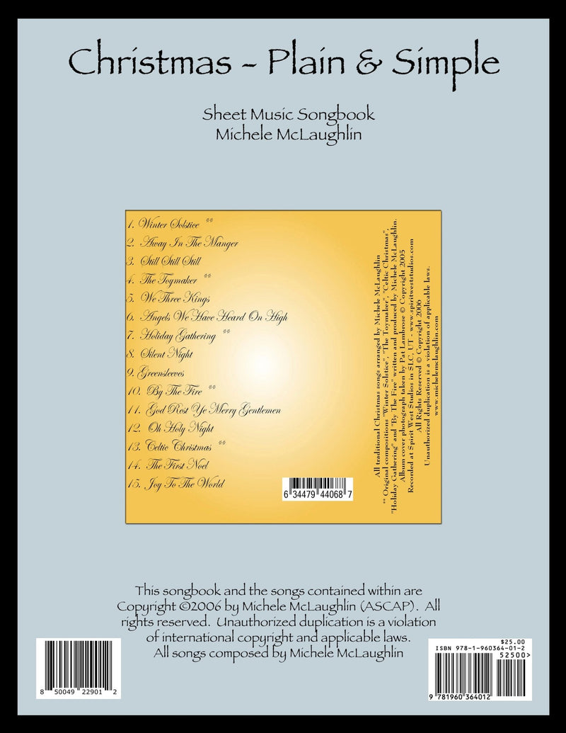 Christmas - Plain & Simple (Digital Songbook) - Michele McLaughlin Music