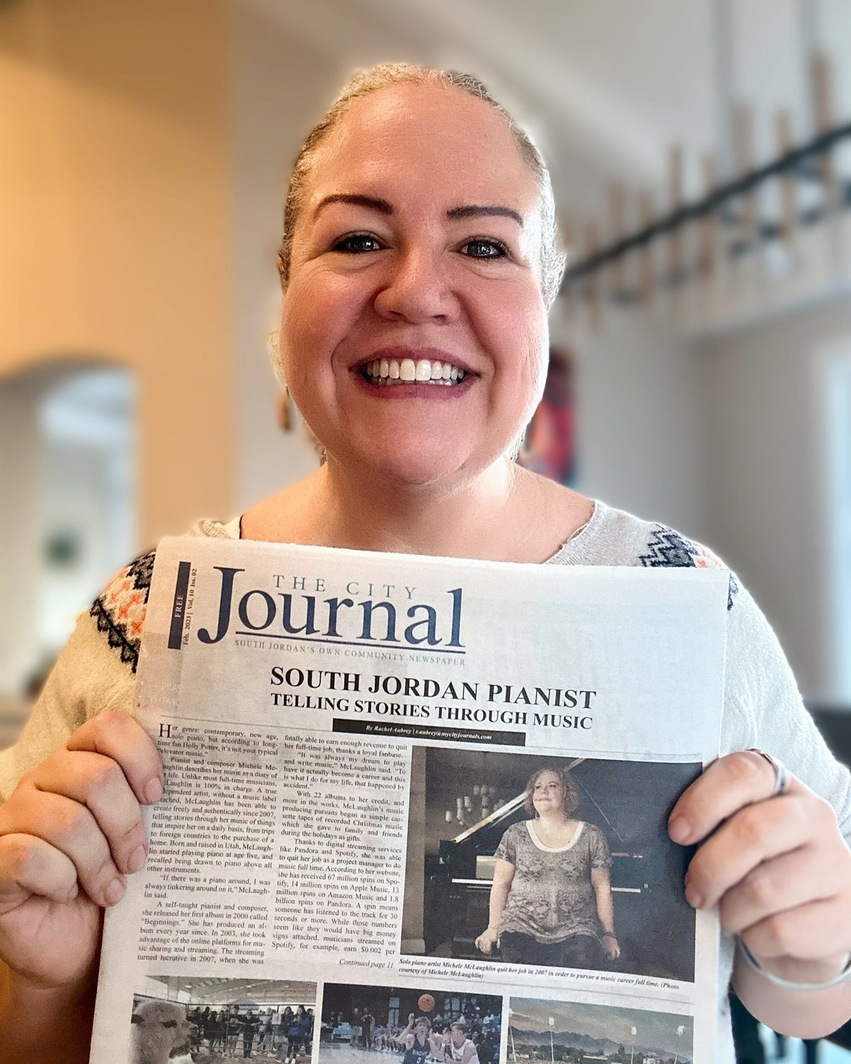 I m Featured On The Front Page Of My Local Newspaper Michele i-m-featured-on-the-front-page-of-my-local-newspaper-michele