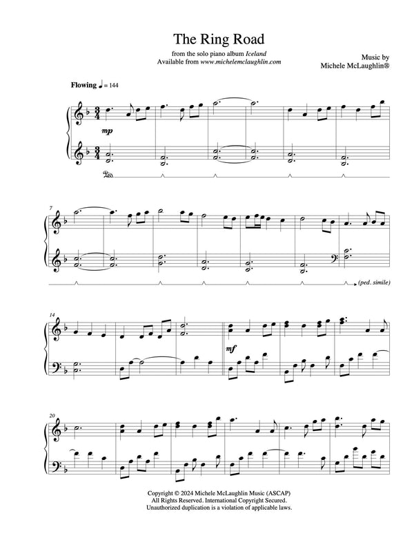 The Ring Road (PDF Sheet Music) - Michele McLaughlin Music