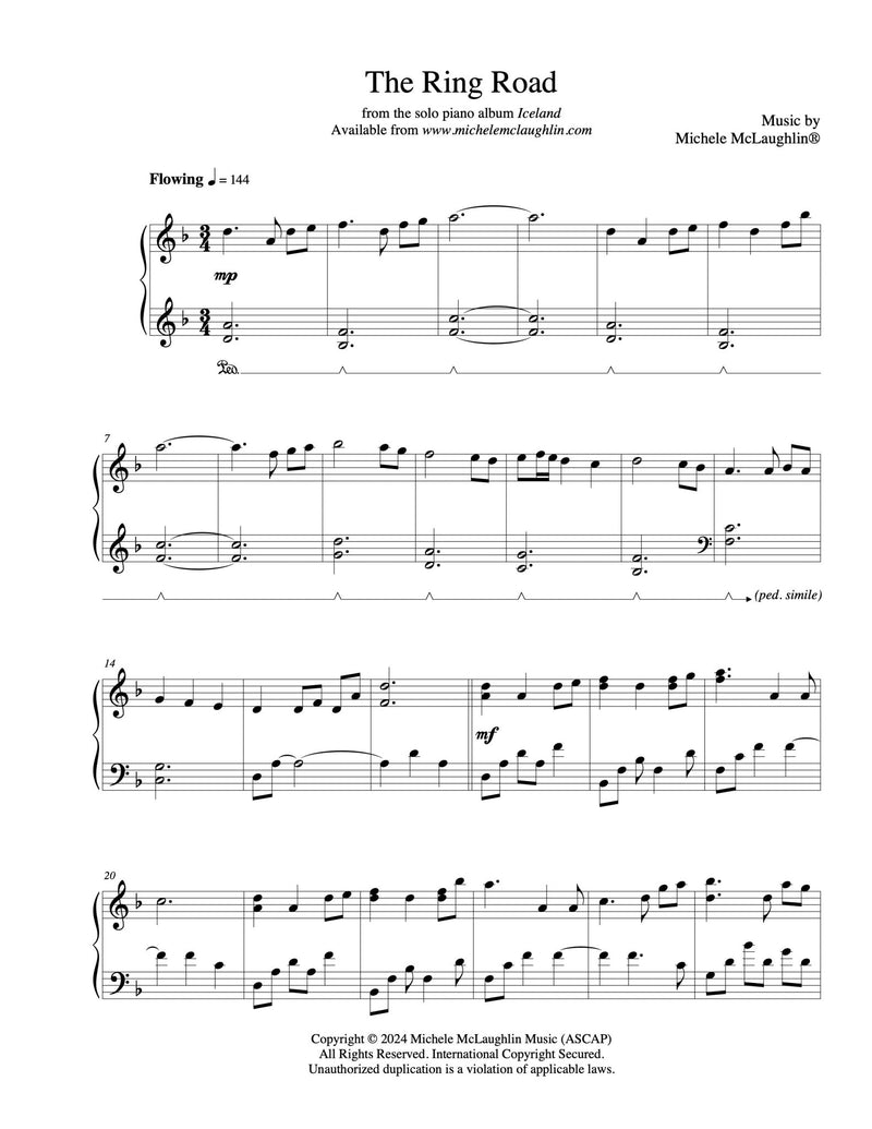 The Ring Road (PDF Sheet Music) - Michele McLaughlin Music