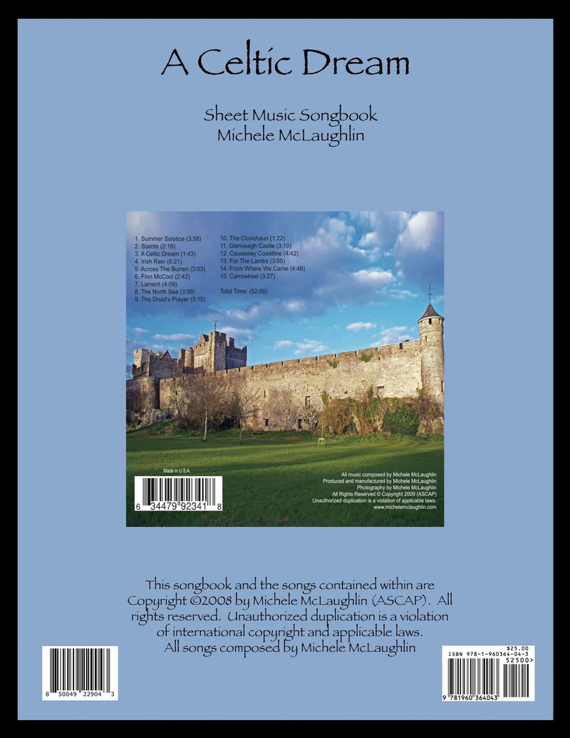 A Celtic Dream (Printed Songbook) - Michele McLaughlin Music