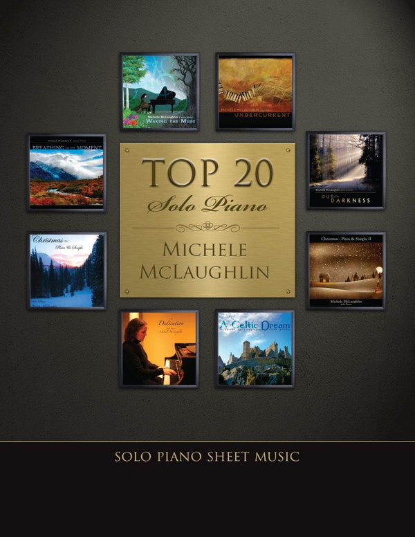BARGAIN BIN - SCRATCHED COVER: Top 20 - Solo Piano (Printed Songbook) - Michele McLaughlin Music