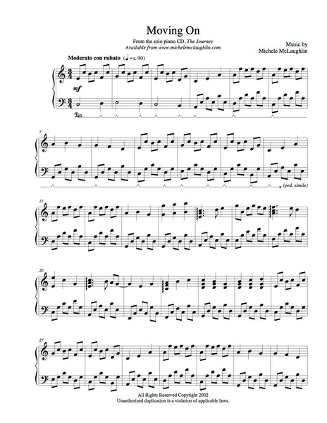 Moving On (PDF Sheet Music) – Michele McLaughlin Music