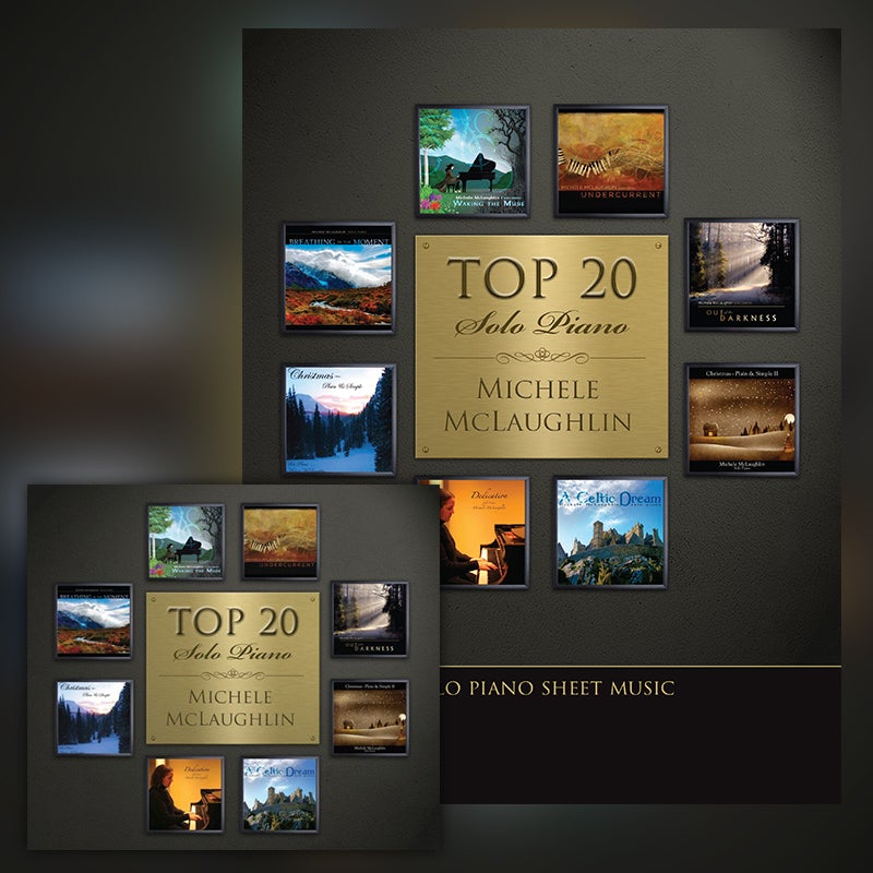 Top 20 - Solo Piano (Physical Bundle) - Michele McLaughlin Music